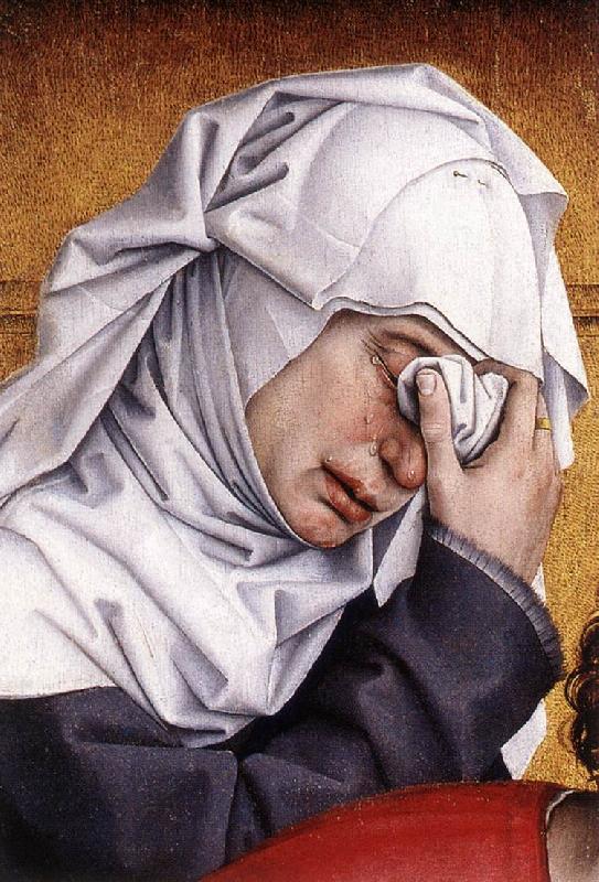 WEYDEN, Rogier van der Deposition (detail)